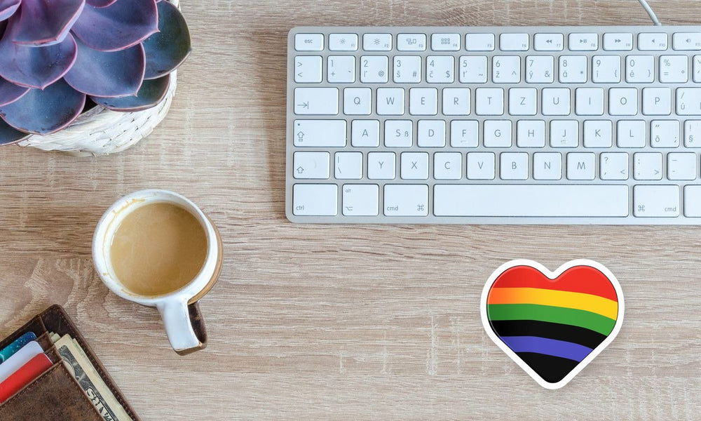 Unique Heart Minimalist Sticker