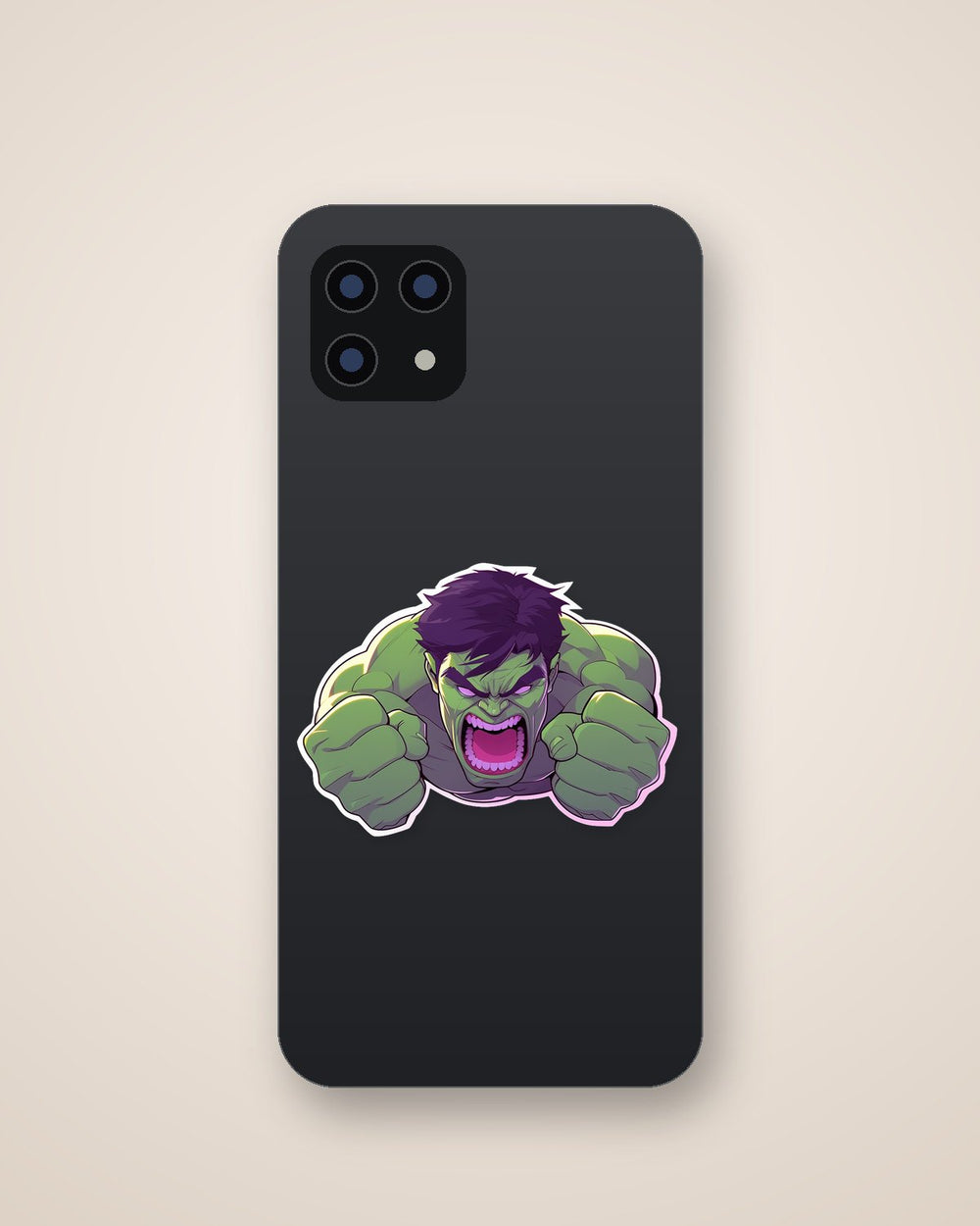 Marvel Evil Hulk Screams Sticker