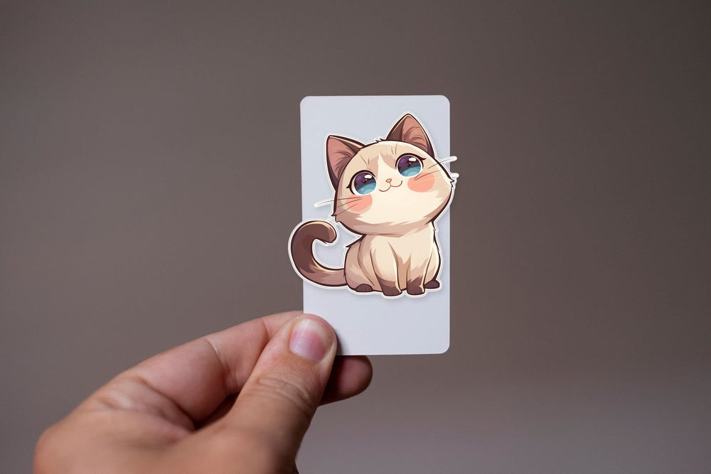 Cute Ragdoll Cat Kawaii Sticker