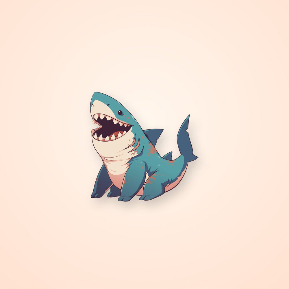 Land Shark Cute Sticker