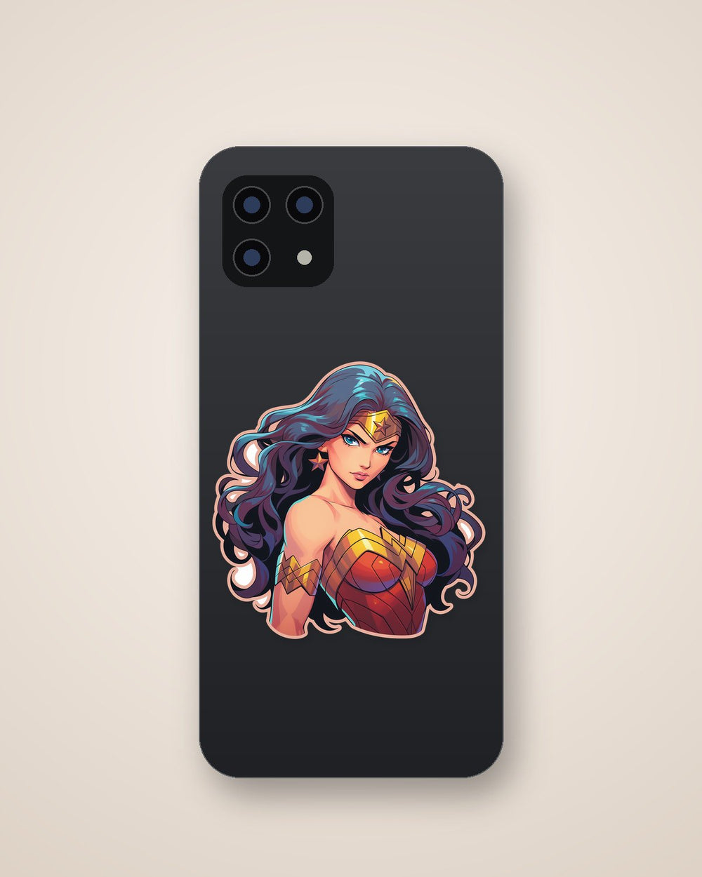 Wonder Woman Anime Style Sticker