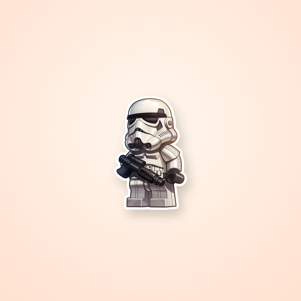 Stormtrooper Lego Warrior Sticker