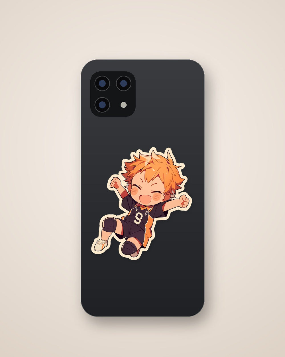 Happy Hinata Haikyuu Chibi Sticker