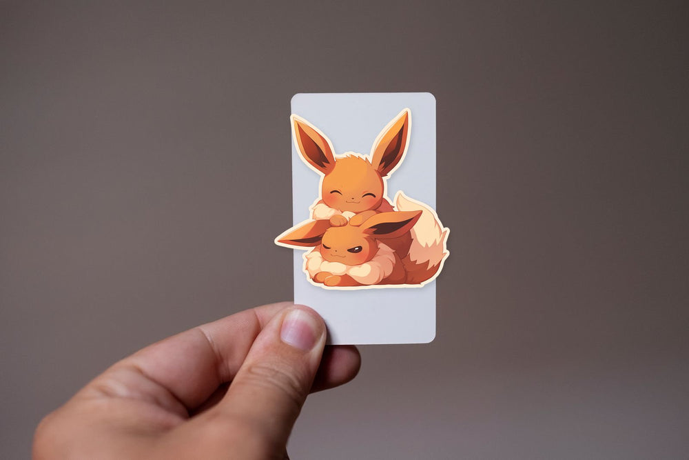 Pokemon Eevee Hugging Sticker