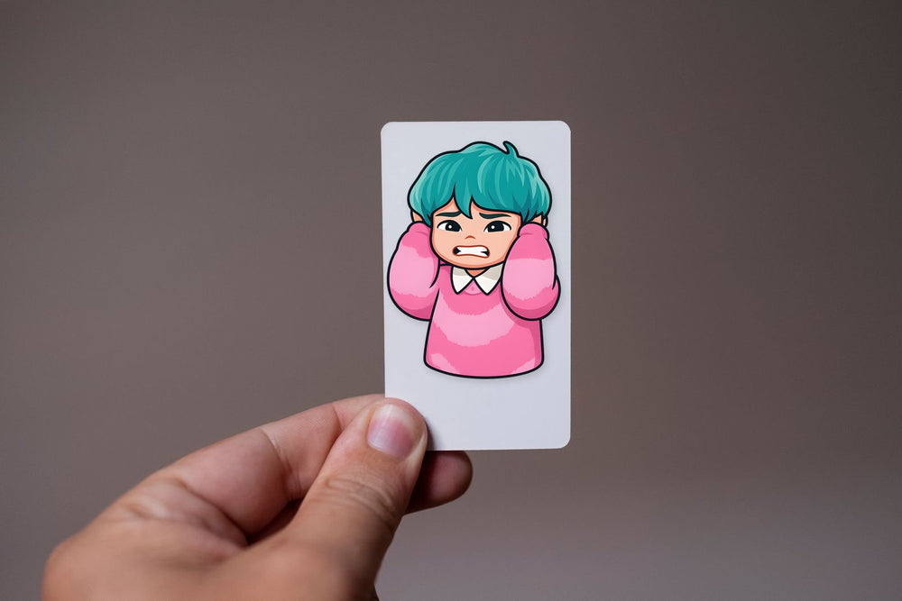 Kpop Demon Hunters Scared Baby Saja Sticker