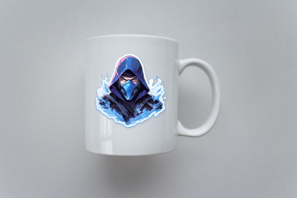 Mortal Kombat Sub-Zero Cold Sticker
