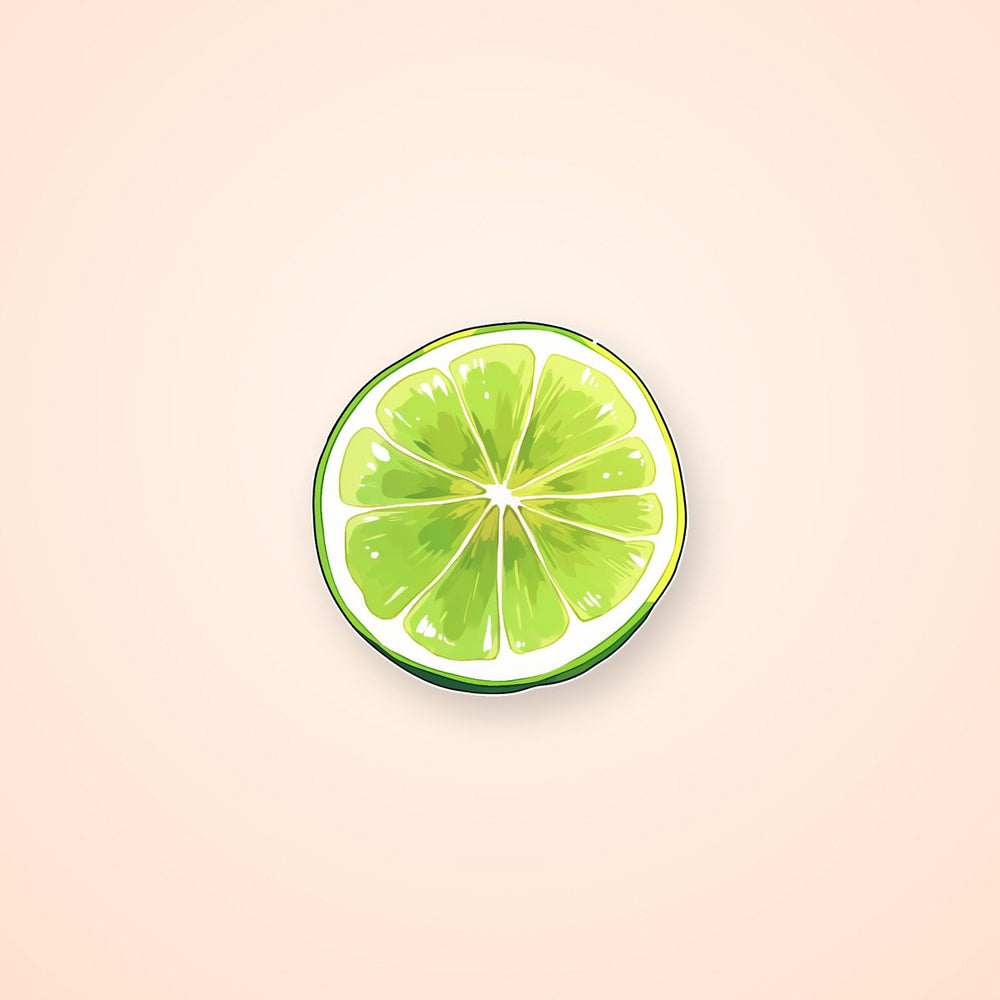 Lime Slice Sticker