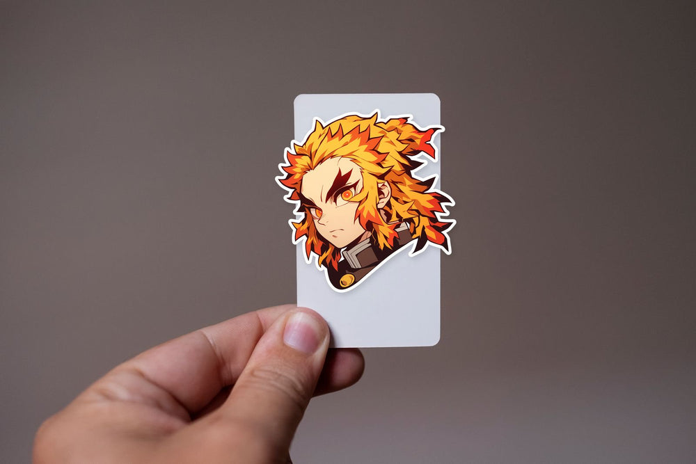 Rengoku Kyojuro Demon Slayer Anime Clipart Sticker