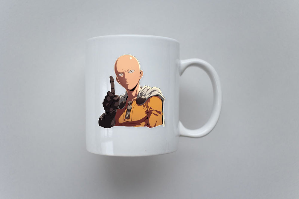 Saitama One Finger One-Punch Man Sticker