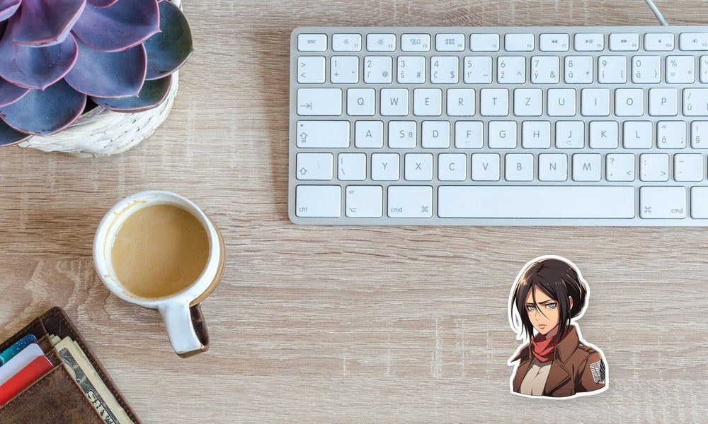 Aot Mikasa Ackerman Anime Sticker
