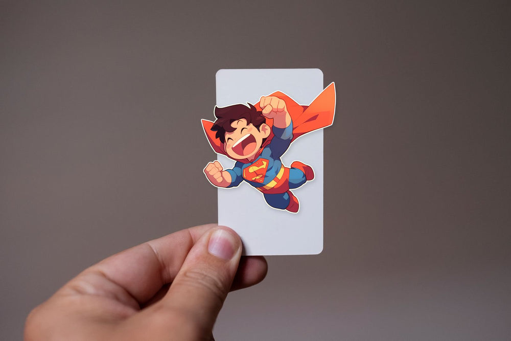 Kon-El Superboy Retro Sticker