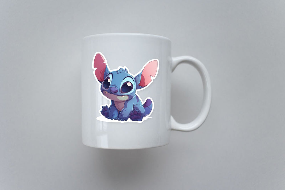 Cute Stitch Sitting Sticker
