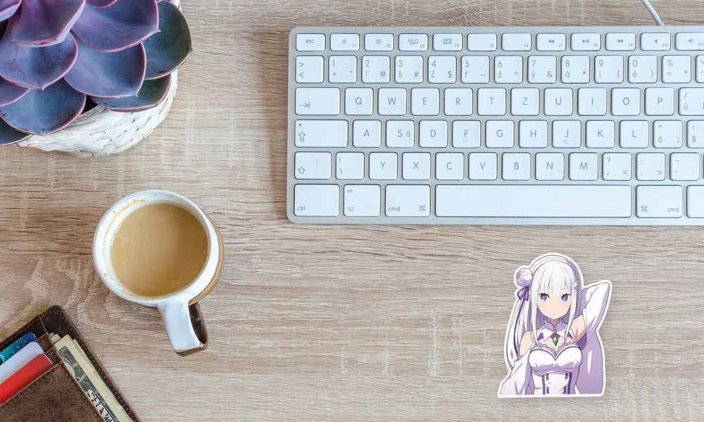 Emilia Re:Zero Anime Sticker