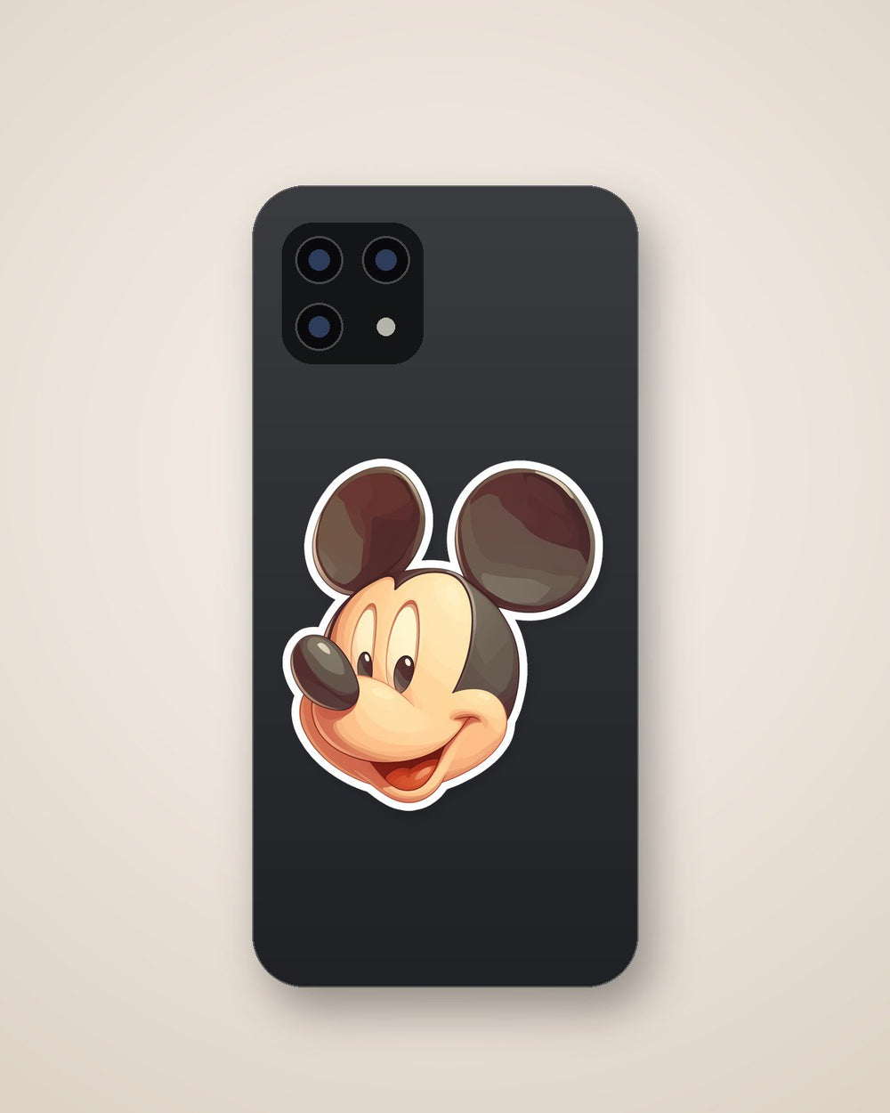 Mickey Mouse Head Sticker