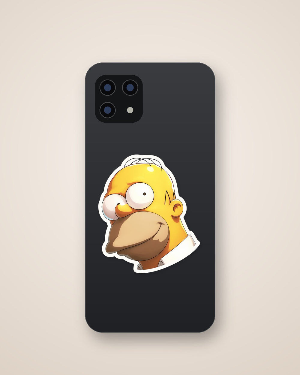Homer Simpson Cute Head Sticker
