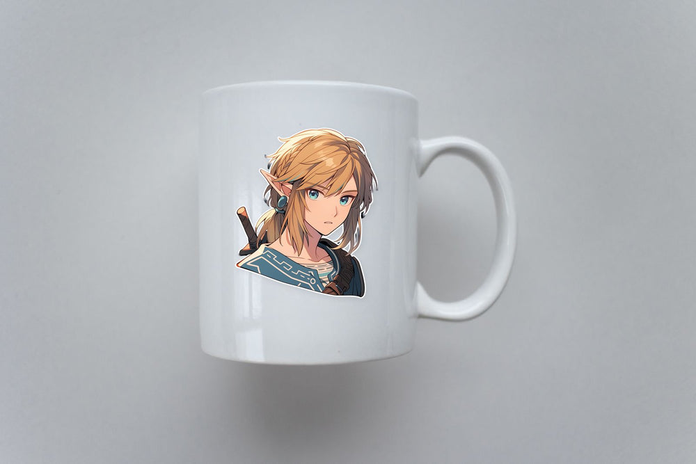 Zelda Looks Surprised Aesthetic Sticker