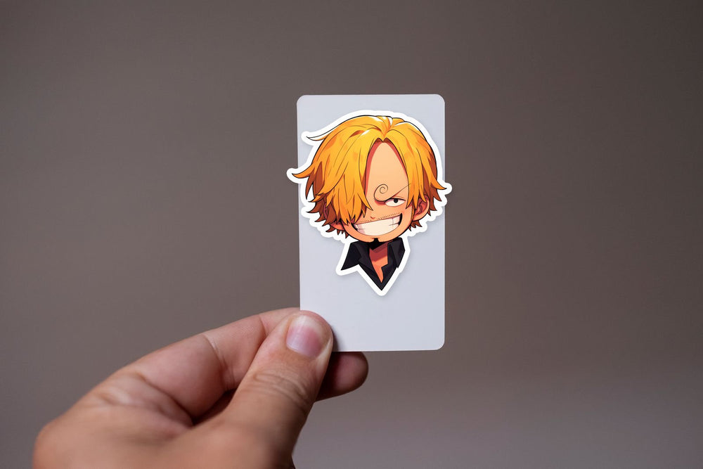 One Piece Funny Sanji Head Sticker