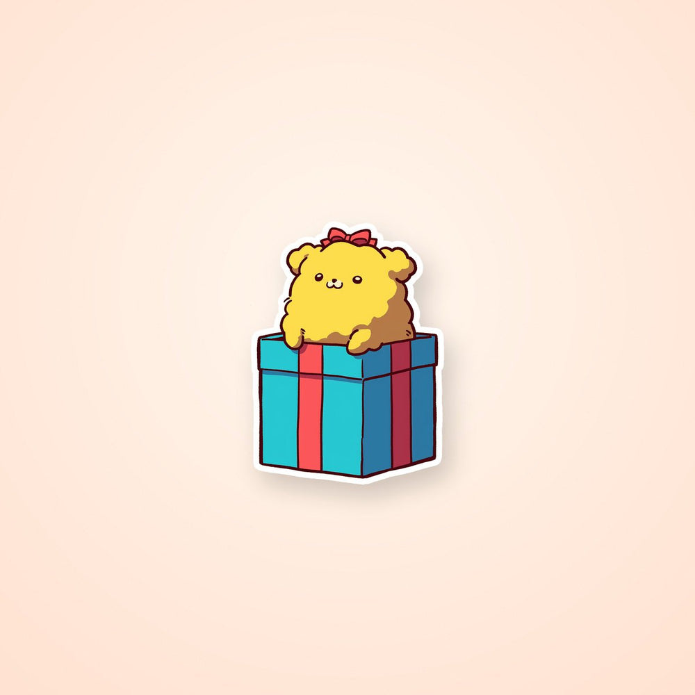 Pompompurin Gift Box Sticker