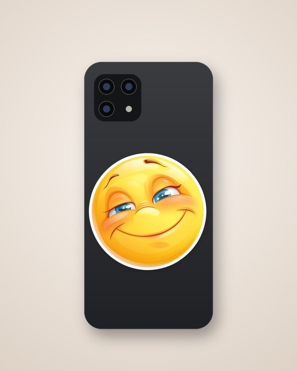 Smiley Face Wavy Emoticon Sticker