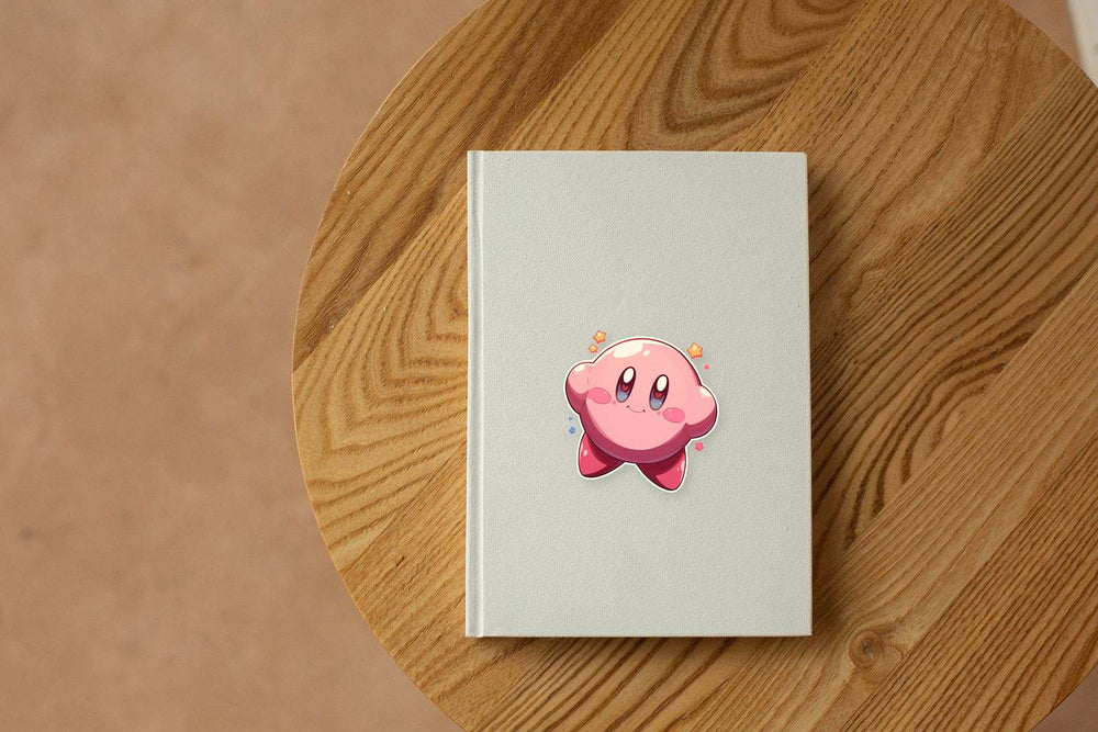 Kirby Happy Pink Star Sticker