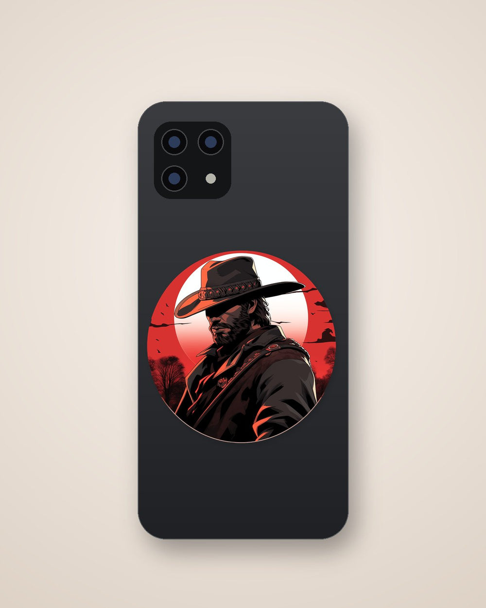 Rdr Arthur Morgan Red Round Sticker