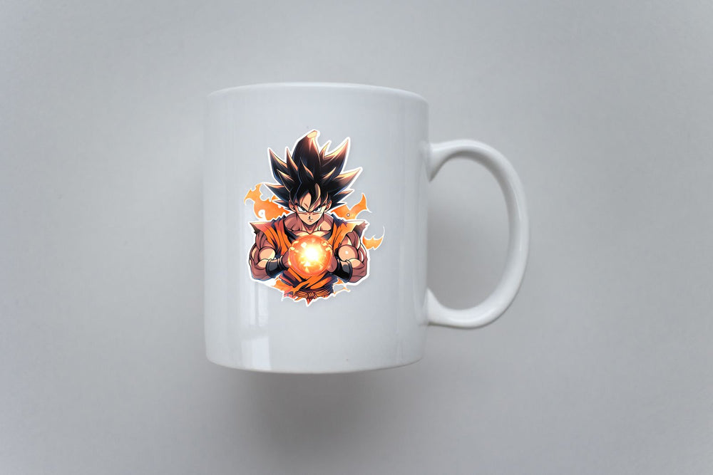 Goku with an Energy Ball Sticker