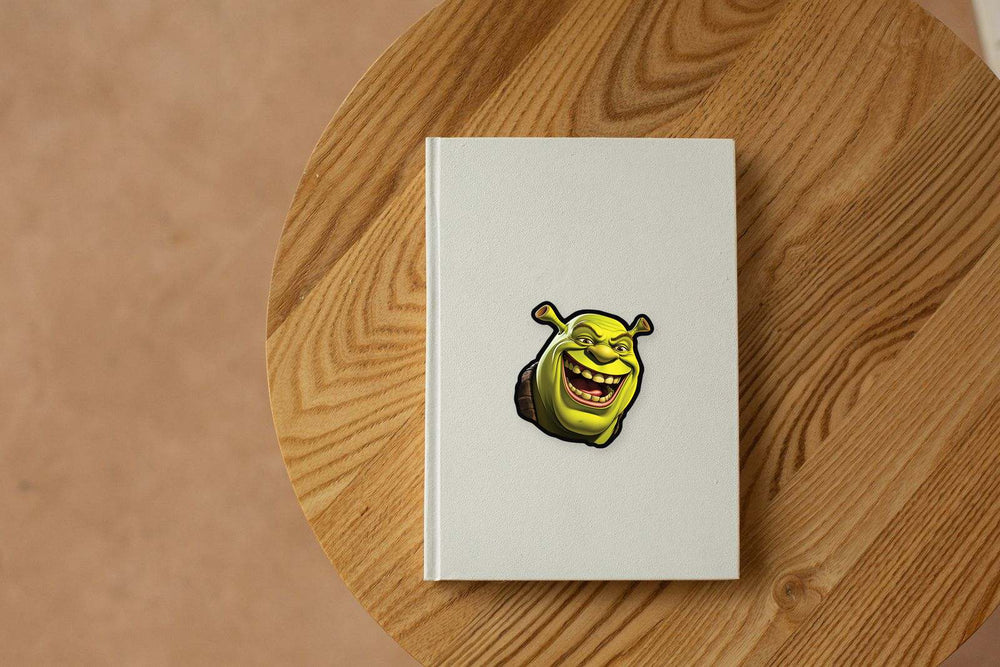 Funny Shrek Smiles Widely Sticker