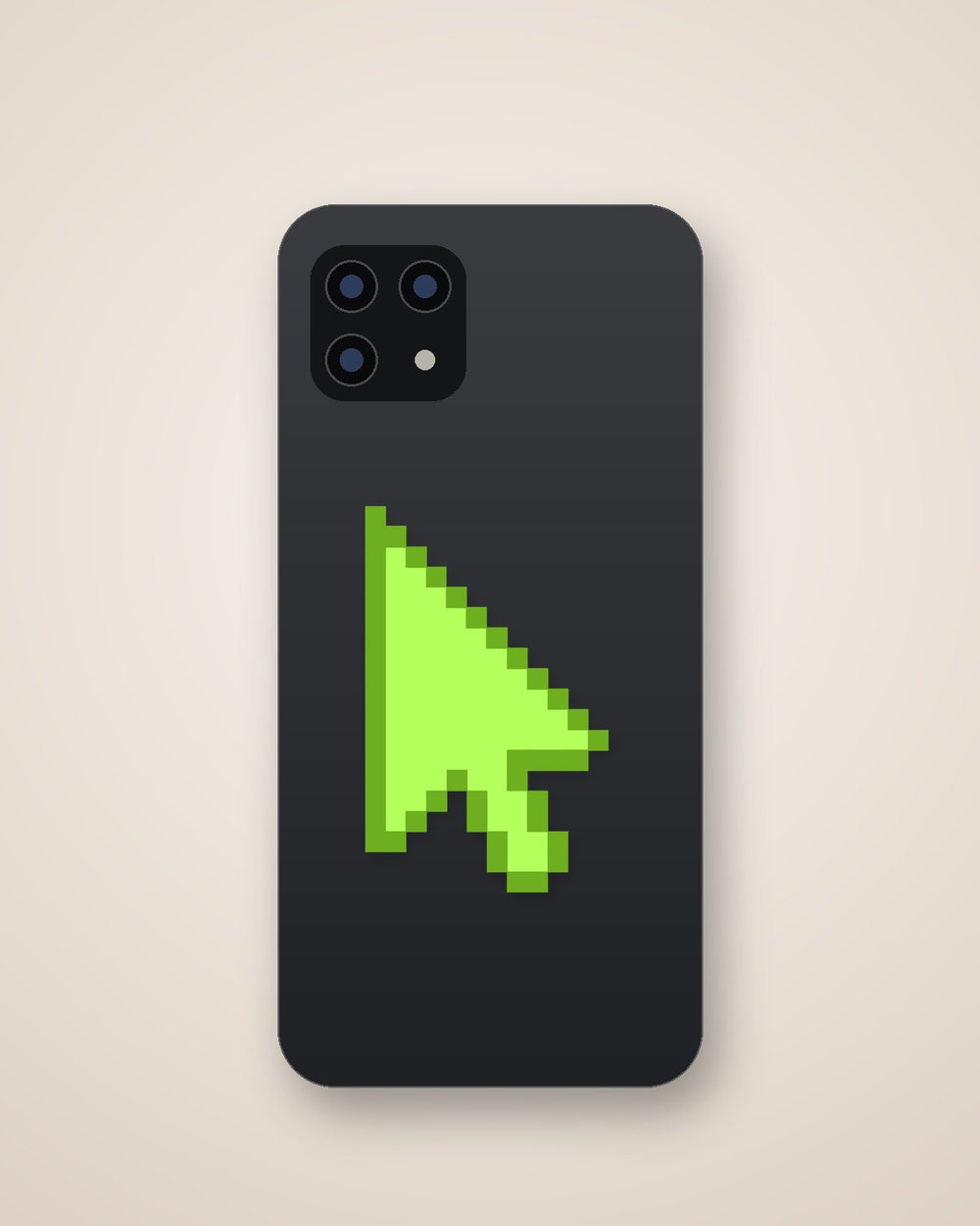 Green Pixel Cursor Sticker