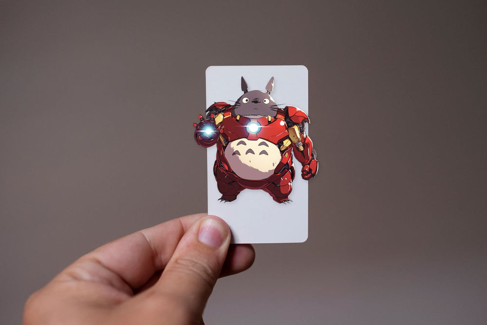 Totoro Iron Man Sticker