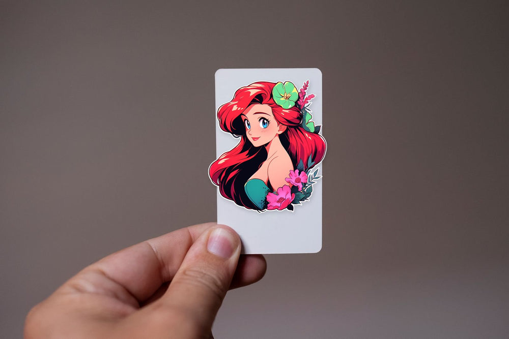 Disney Ariel with Flowers Sticker