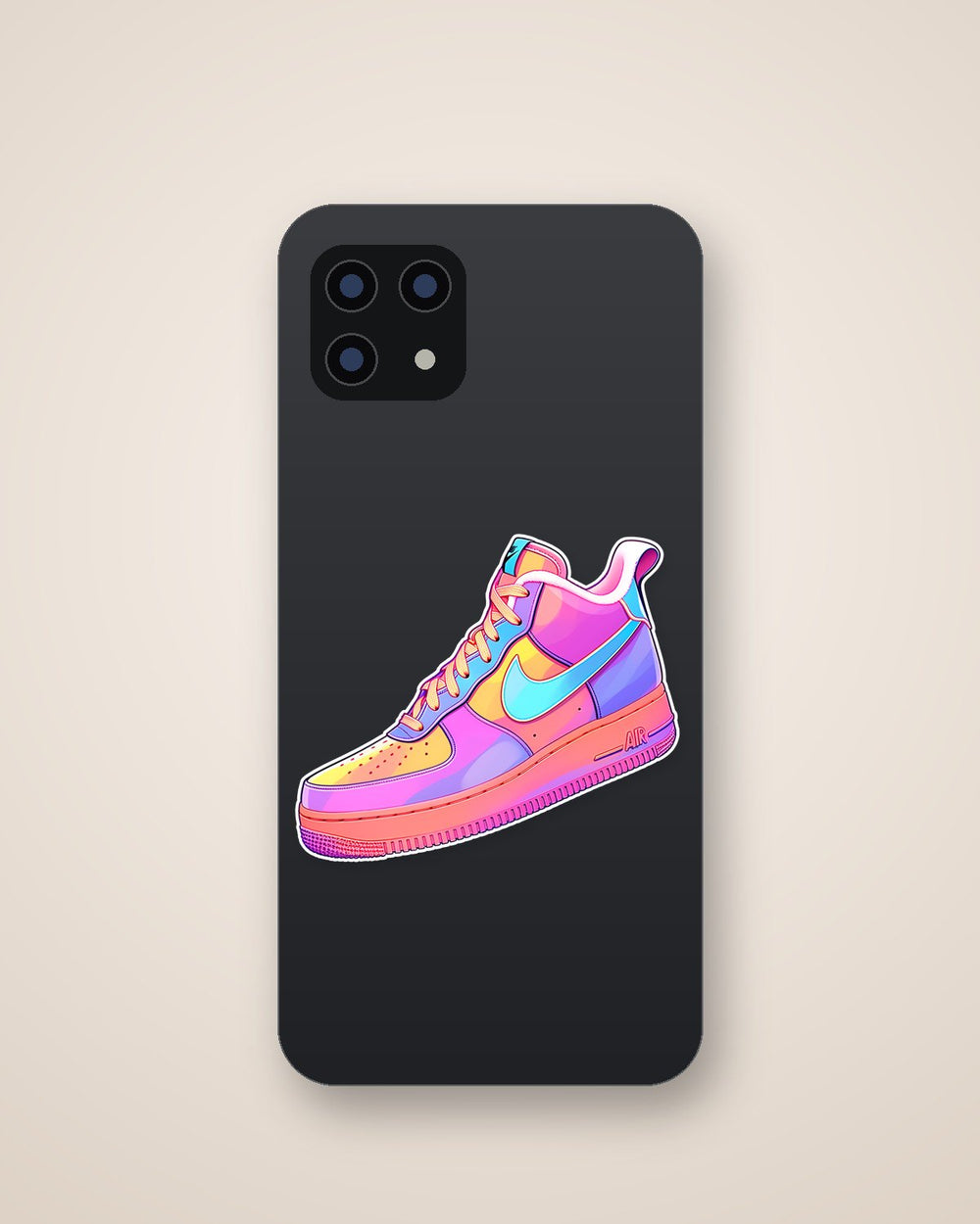 Colorful Nike Air Sticker