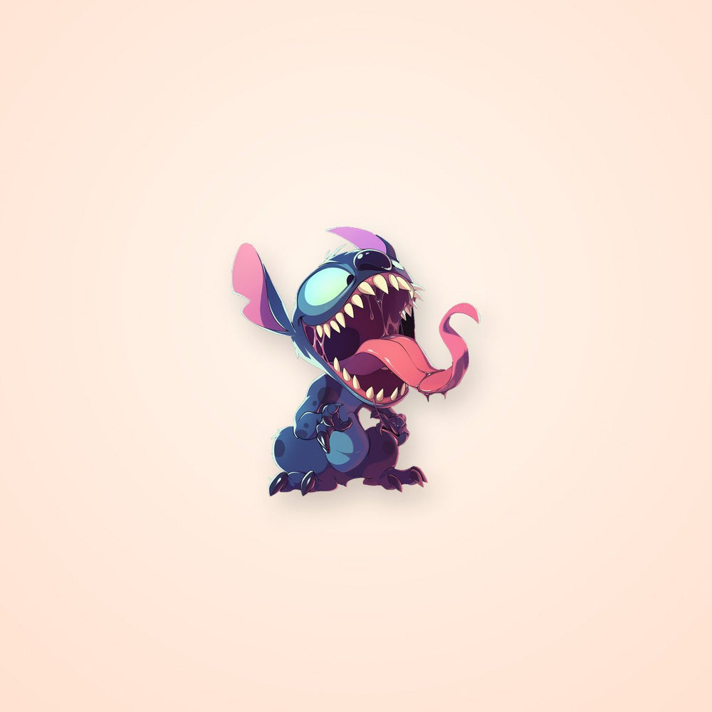 Evil Venom Stitch Sticker