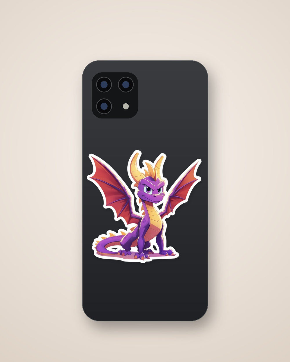 Spyro Purple Dragon Cute Gaming Sticker