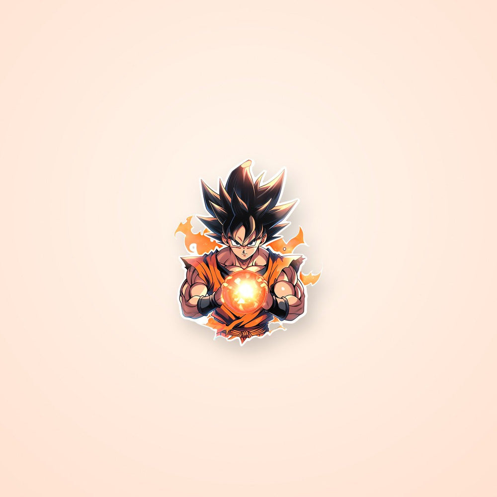 Goku with an Energy Ball Sticker