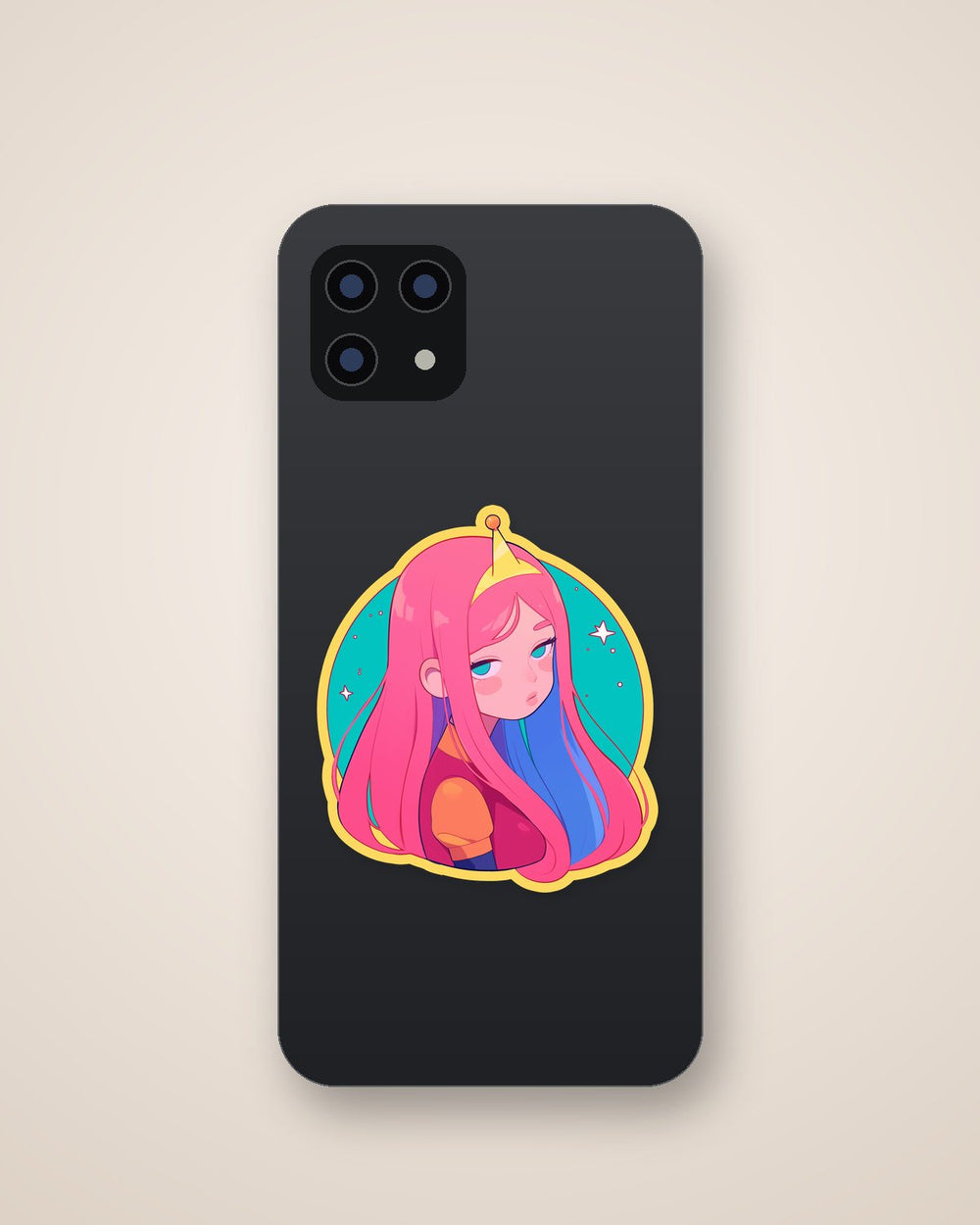 Princess Bubblegum Bored Face Sticker