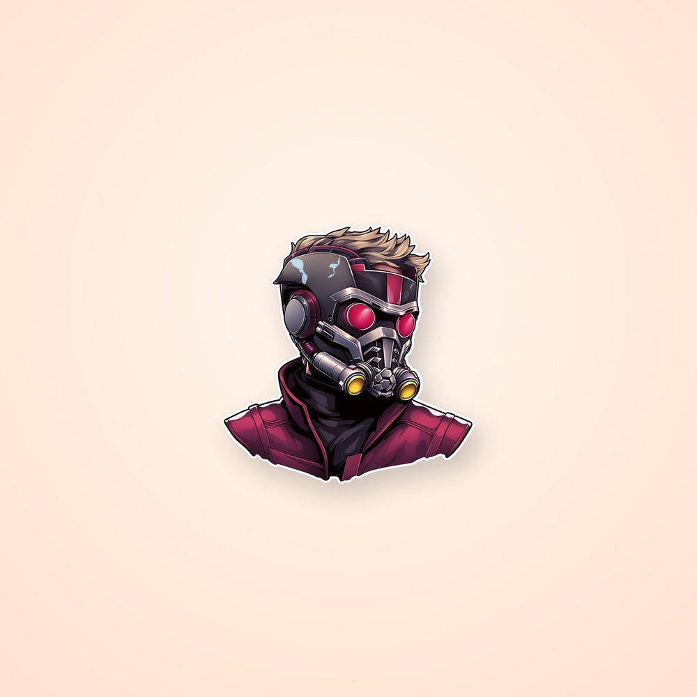 Marvel Star-Lord in Helmet Sticker