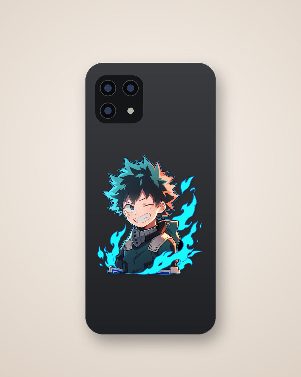 My Hero Academia Deku Blue Flame Sticker