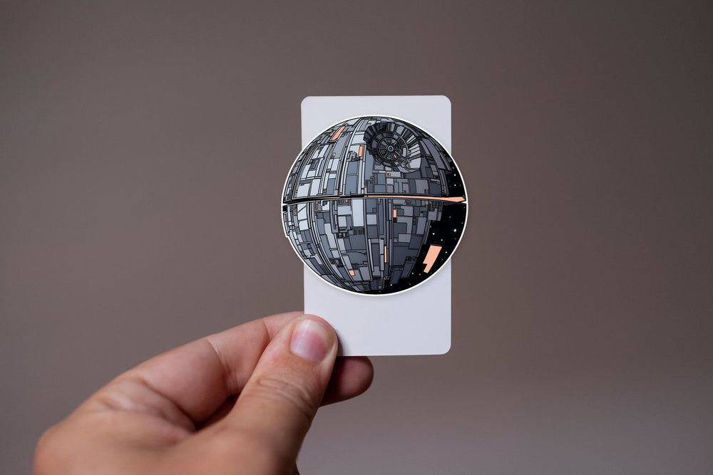 Star Wars Death Star Aesthetic Sticker