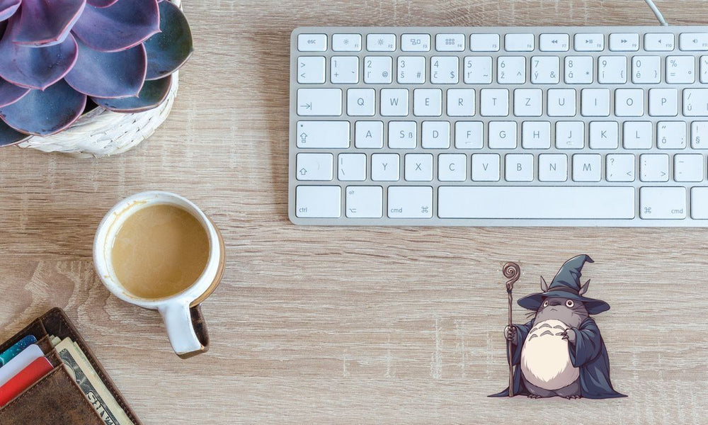 Totoro Gandalf Wizard Sticker