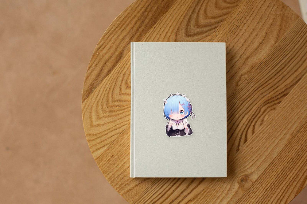 Re:Zero Cute Blue Hair Rem Sticker
