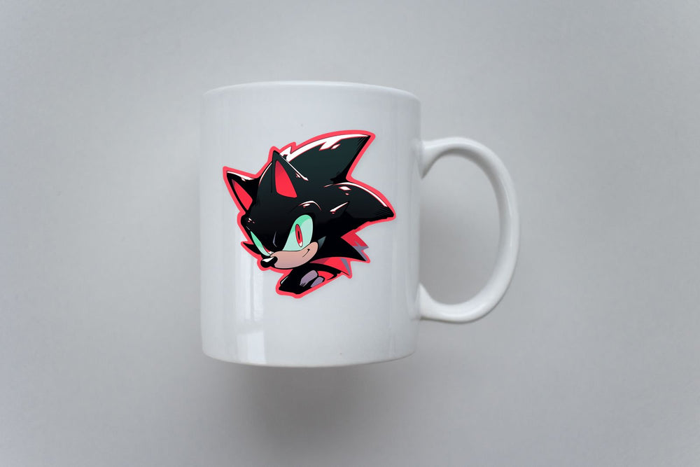 Shadow the Hedgehog Red Stroke Sticker