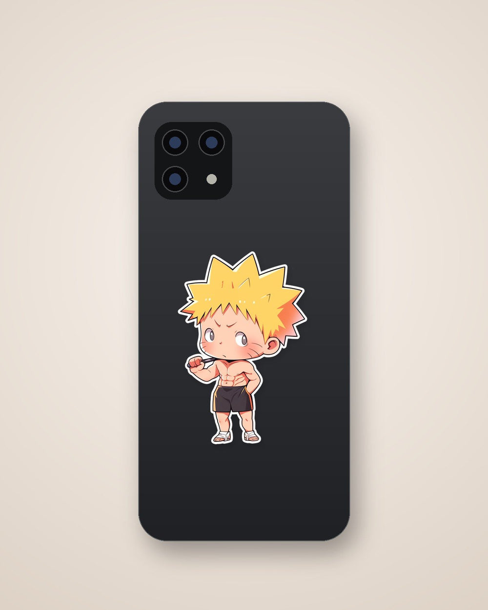 Chibi Naruto Gym Sticker