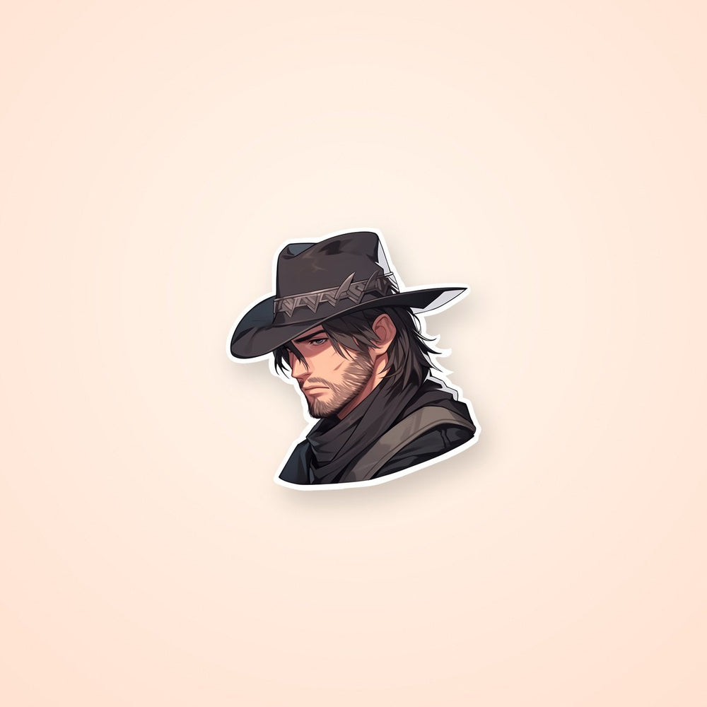 Red Dead John Marston Art Sticker