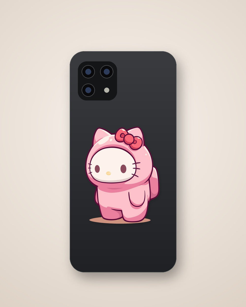 Hello Kitty Among Us Pink Costume Sticker