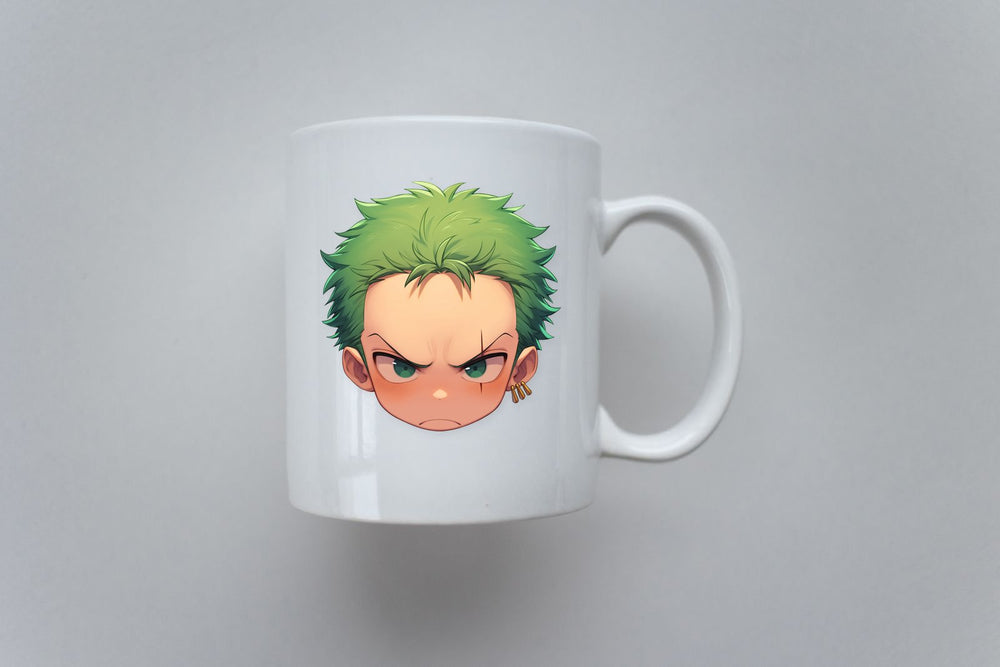 Zoro Angry Face Chibi Sticker