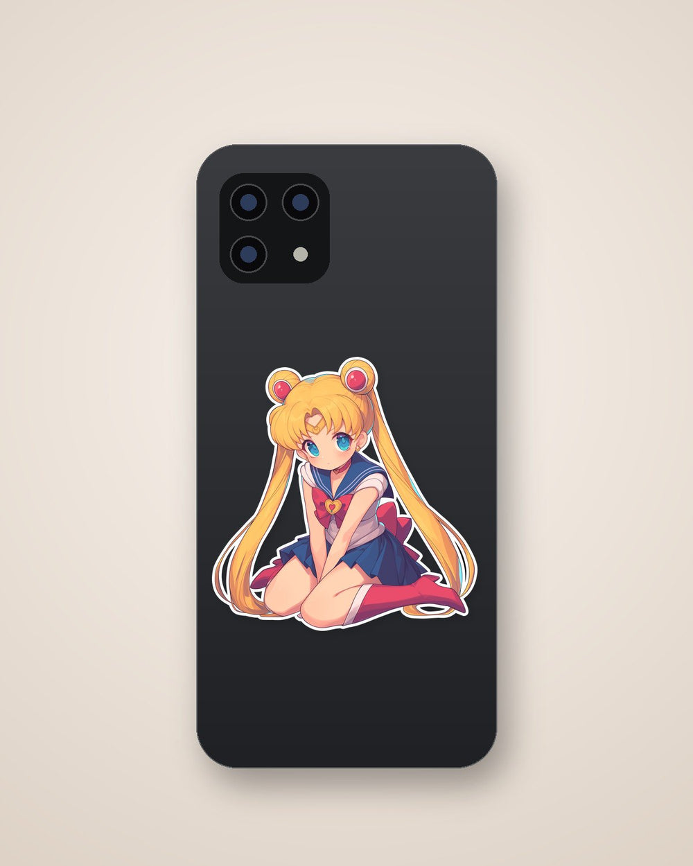 Sailor Moon Sitting Anime Sticker
