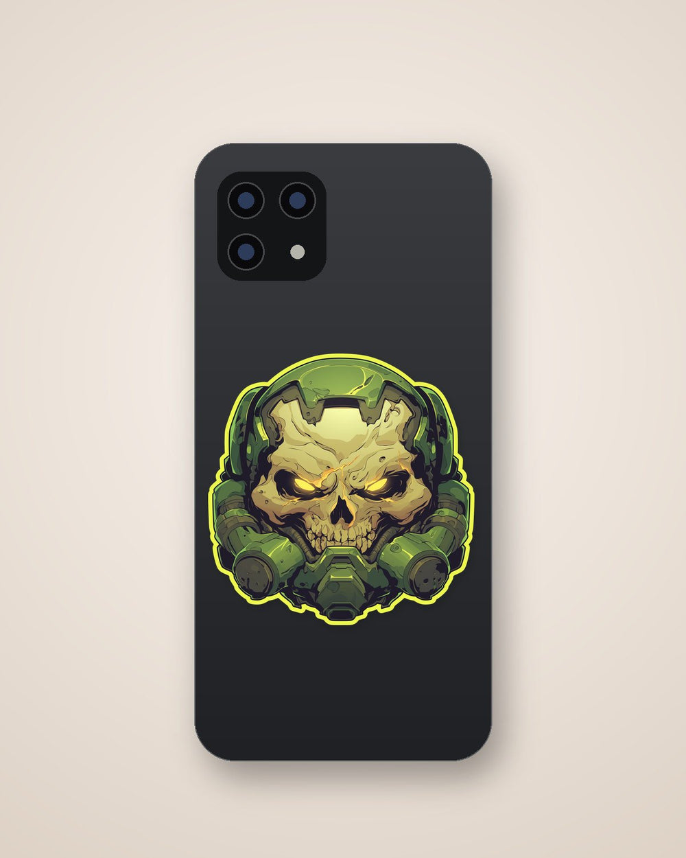 Doom Slayer Skull Sticker