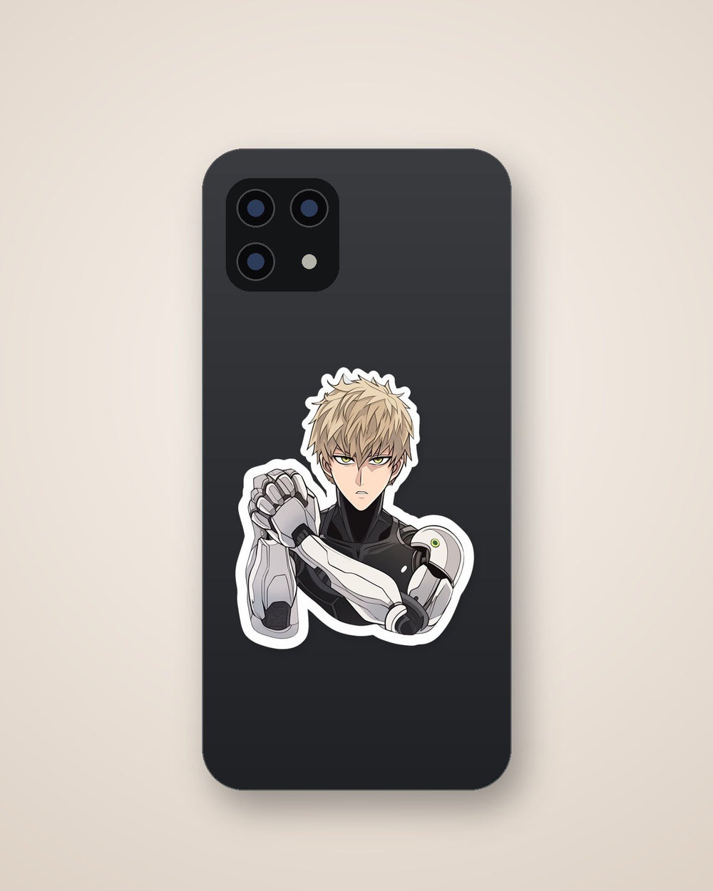 One-Punch Man Genos Warm Up Cyber Hands Sticker