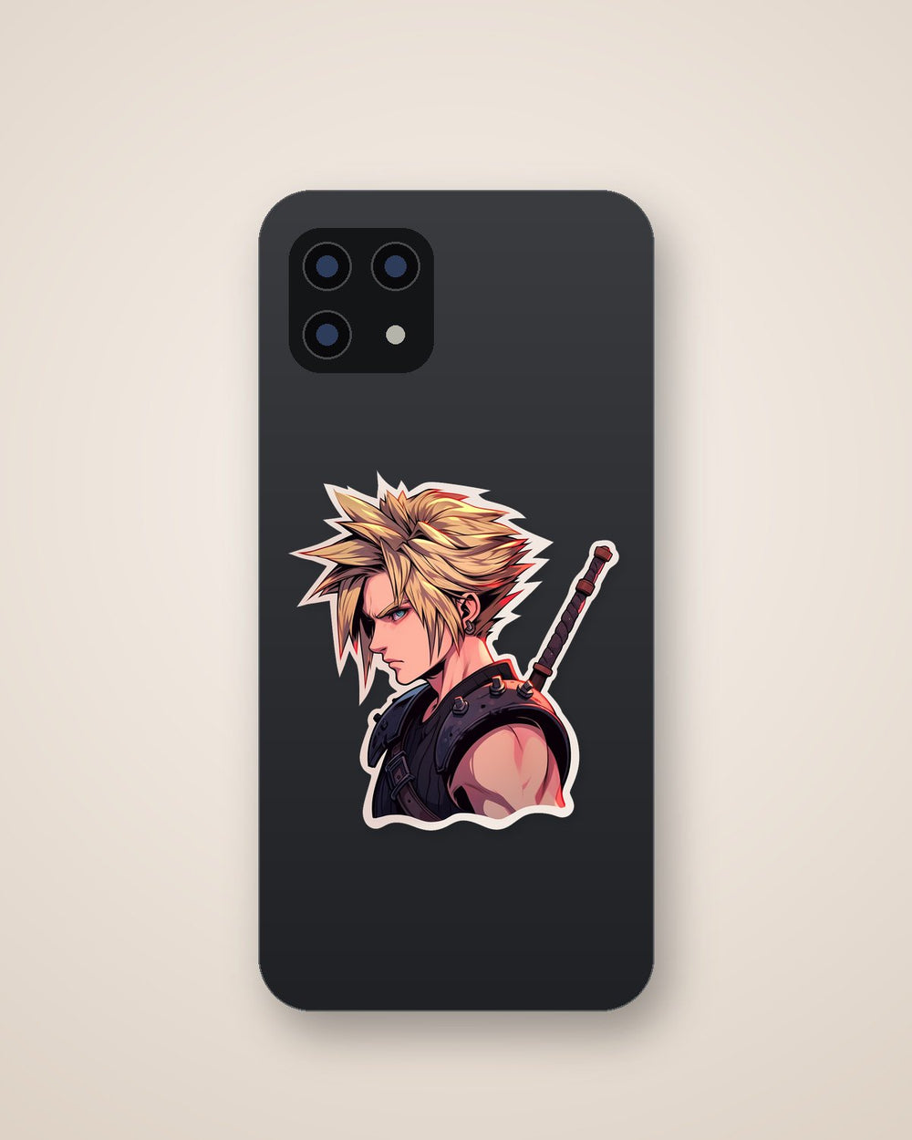 Final Fantasy Aesthetic Cloud Strife Sticker