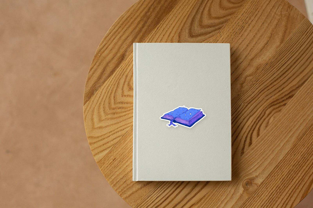 Magic Spellbook Glowing Sticker